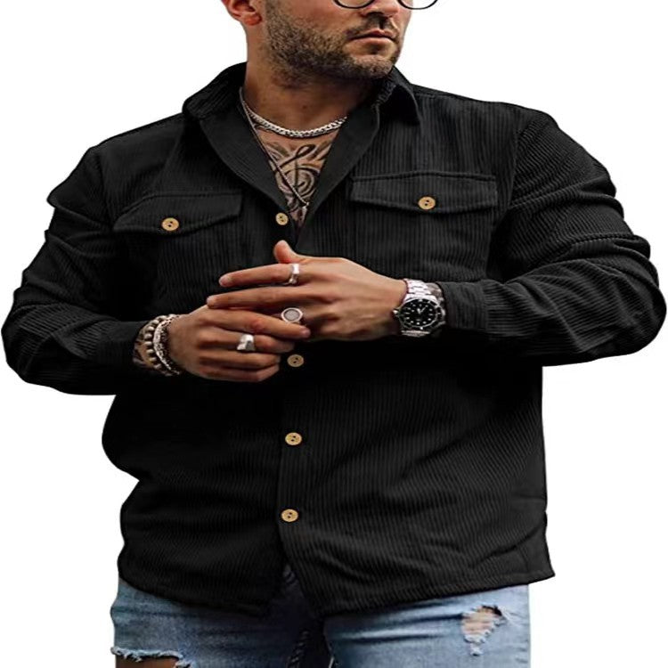 Men's Outdoor Vintage Corduroy Shirt Jacket